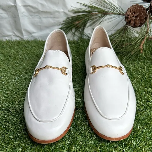 Sam Edelman Loraine bright white Leather Loafers Size  9W  Women NEW