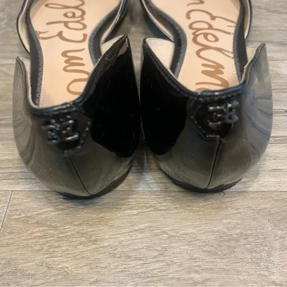 Sam Edelman Rodney Patent Leather Cut Out Pointy Flats