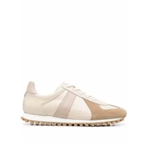 Sandro beige neutral low top sneakers size EU 42 NWOB