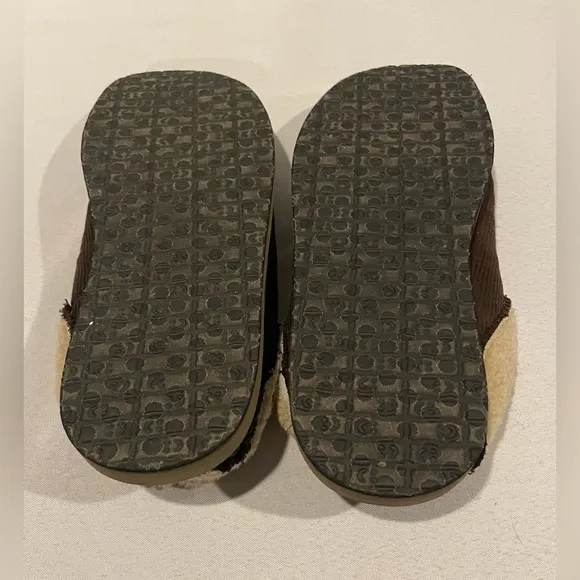 SANUK Chiba Chill Shearing Lined Brown Slip On Loafers Men’s Size 9