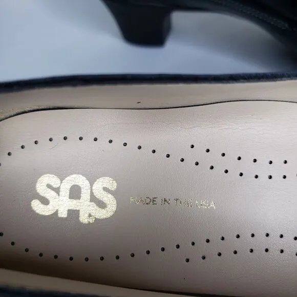 SAS Sonyo Slip-On Patent Leather Cut-Out Pumps Perforated Loafers Shoes Women 9N
