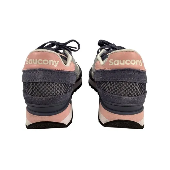 Saucony Women's Shadow Original Lace-Up Sneakers  Navy/Pink s1108-829 Size 9