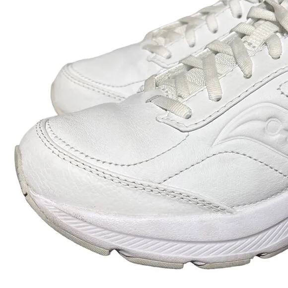 Saucony Womens Size 7 Omni Walker Sneakers S50203-1 White Lace Up Low Top Shoes