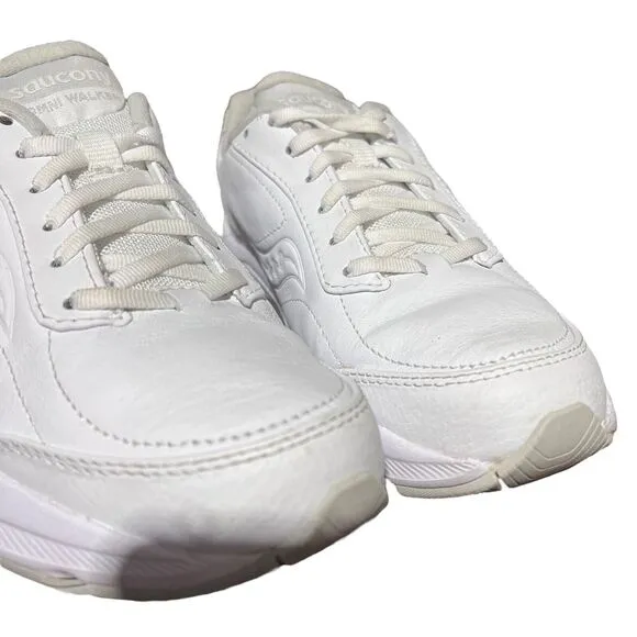 Saucony Womens Size 7 Omni Walker Sneakers S50203-1 White Lace Up Low Top Shoes