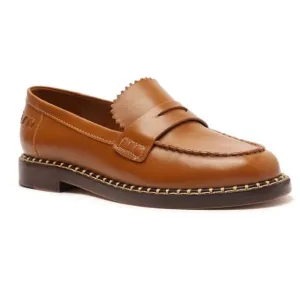 Schutz Christie Nappa Leather Flat Loafers size 8