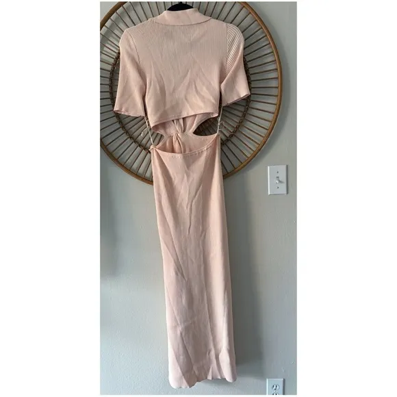 Significant Other Delta Knit Dress in Apricot size 6