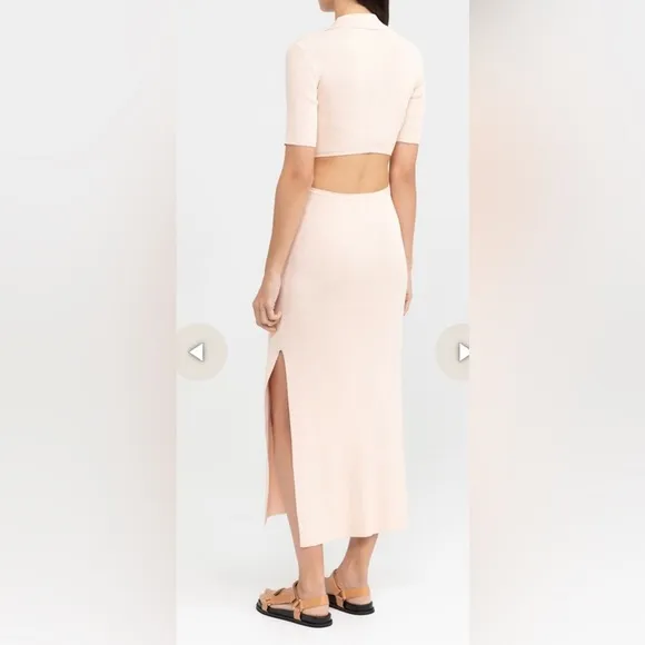 Significant Other Delta Knit Dress in Apricot size 6