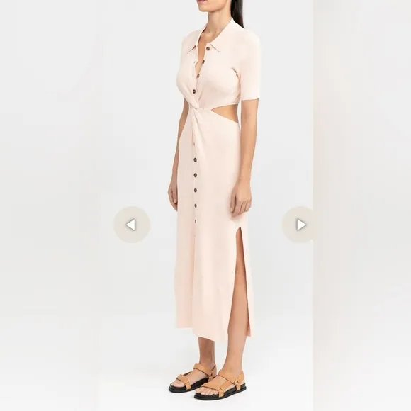 Significant Other Delta Knit Dress in Apricot size 6