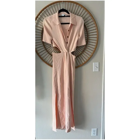 Significant Other Delta Knit Dress in Apricot size 6