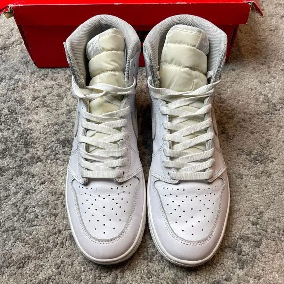 Size 10 - Jordan 1 Retro High 85 OG Neutral Gray Pre Owned OG Box Sneakers