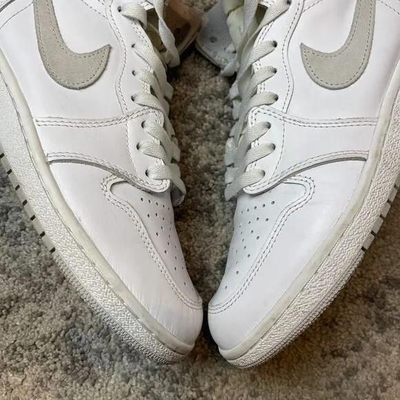 Size 10 - Jordan 1 Retro High 85 OG Neutral Gray Pre Owned OG Box Sneakers