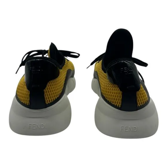 Size 13US - Fendi Tech Fabric Sock Lace-Up Sneakers