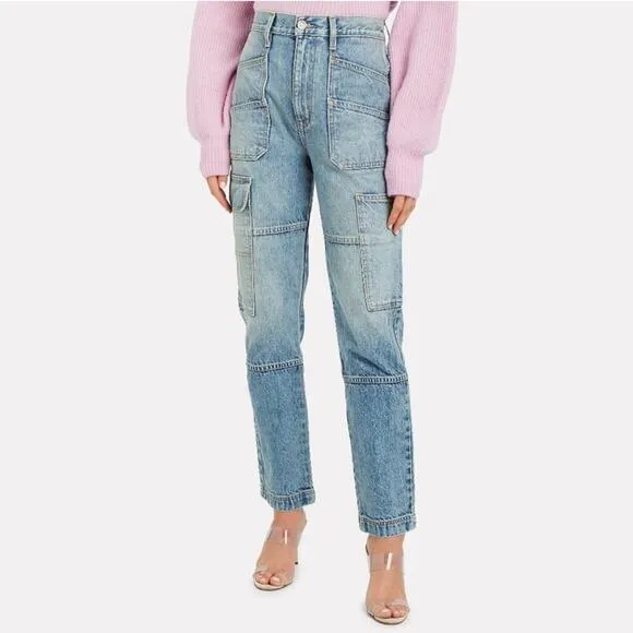 Slvrlake Savior Cargo Jeans in Salt Flats