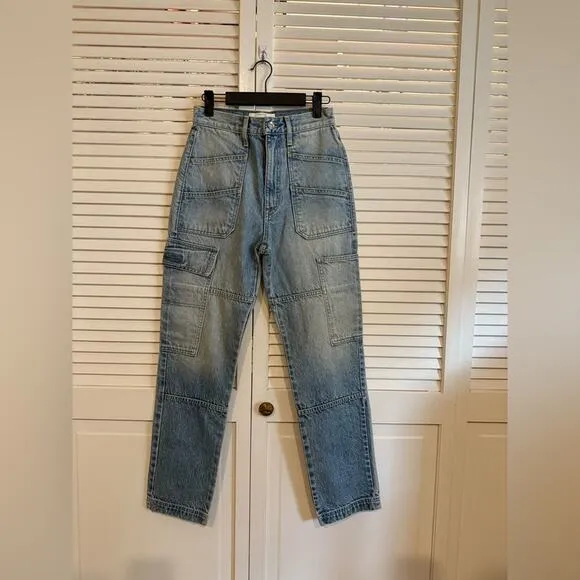 Slvrlake Savior Cargo Jeans in Salt Flats