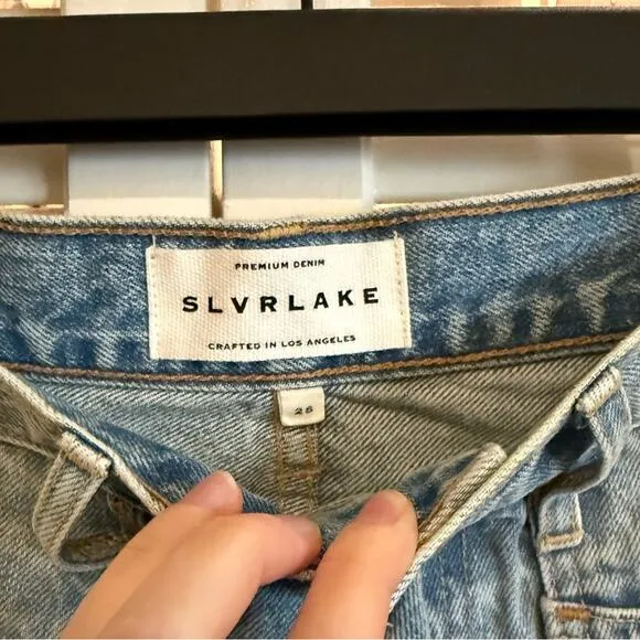 Slvrlake Savior Cargo Jeans in Salt Flats