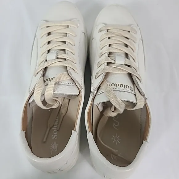 Soludos The Original Ibiza Classic White Womens Sneakers Sz 8.5 Neutral NWOB