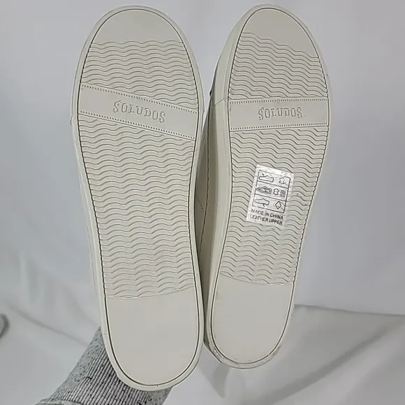 Soludos The Original Ibiza Classic White Womens Sneakers Sz 8.5 Neutral NWOB
