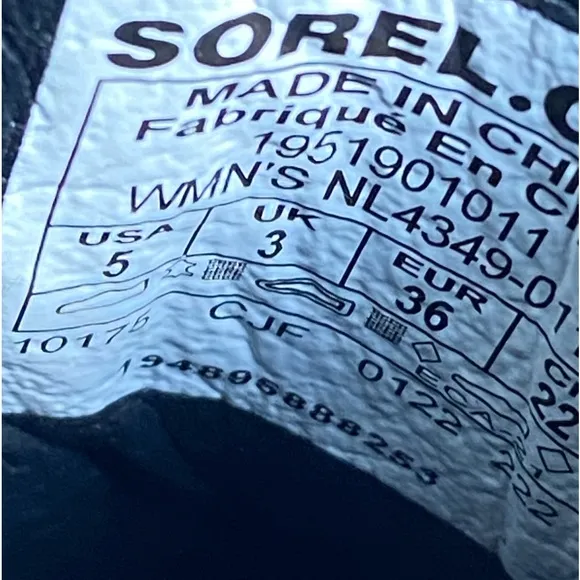 Sorel Brex Heeled  Chelsea Boots Black Cactus Pink women’s size 5 NWT