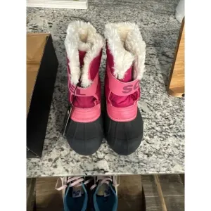 Sorel Children's Snow Commander Boot in Tropic Pink/Deep Blush  Size 12 MSRP $65