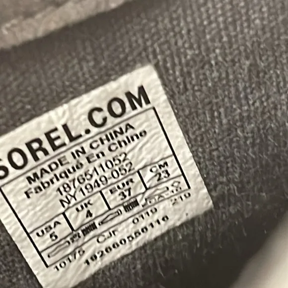 Sorel Joan Of Arctic Wedge II Chelsea Boot Women’s Quarry Size 5 Gray Ankle Boot
