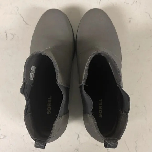 Sorel Joan Of Arctic Wedge II Chelsea Boot Women’s Quarry Size 5 Gray Ankle Boot