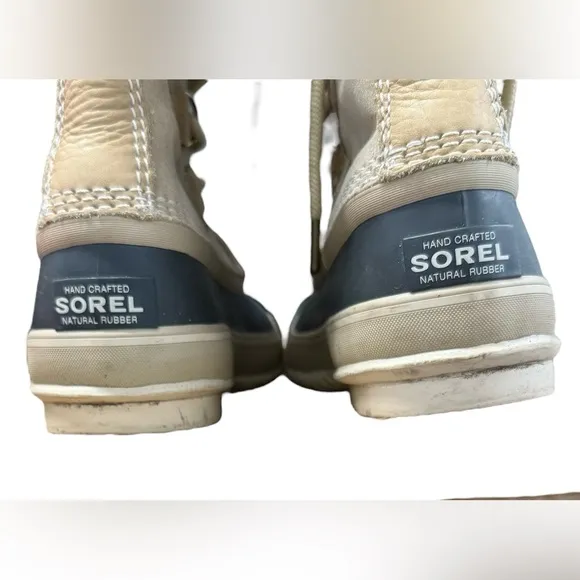 SOREL Joan of Arctic Women’s Leather Waterproof Faux Fur Lined Boots Sz 7