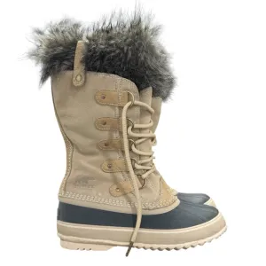 SOREL Joan of Arctic Women’s Leather Waterproof Faux Fur Lined Boots Sz 7