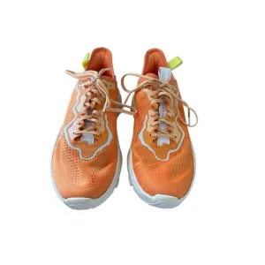 Sorel Womens Orange Yellow Kinetic Breakthru Tech Lace Sneakers Size 8.5