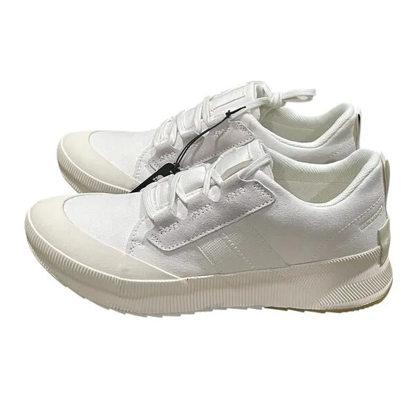 Sorel Women's Out N About III Low Sneaker Canvas Size 10.5 Sea Salt