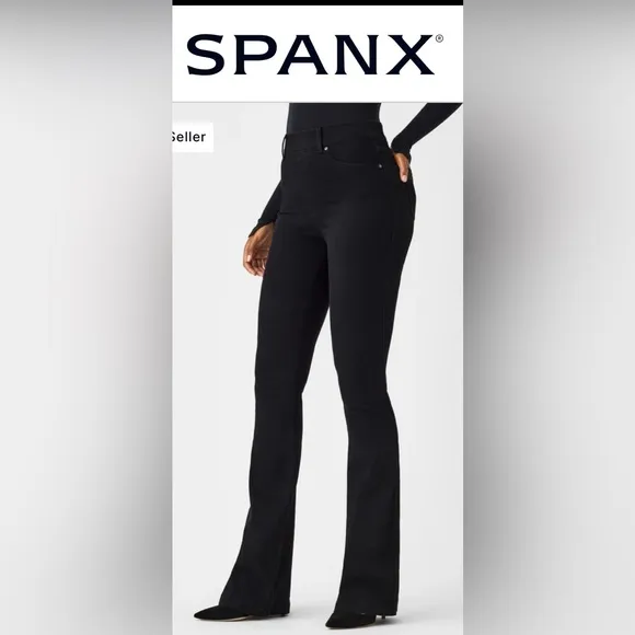 Spanx SPANXshape everywear Flare Jeans black size L