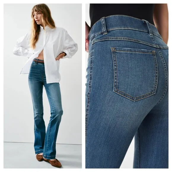 SPANX SPANXshape™ EveryWear Flare Jeans LP Vintage Indigo Blue