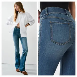 SPANX SPANXshape™ EveryWear Flare Jeans LP Vintage Indigo Blue