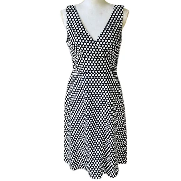 Spence, ladies V-neck sleeveless polkadot dress NWT size 6 brand new