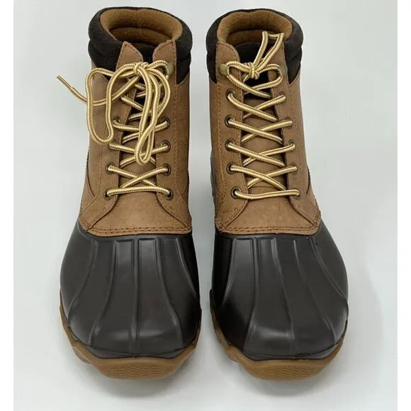 Sperry Brewster Waterproof Duck Boot with Memory Foam, Tan/Brown