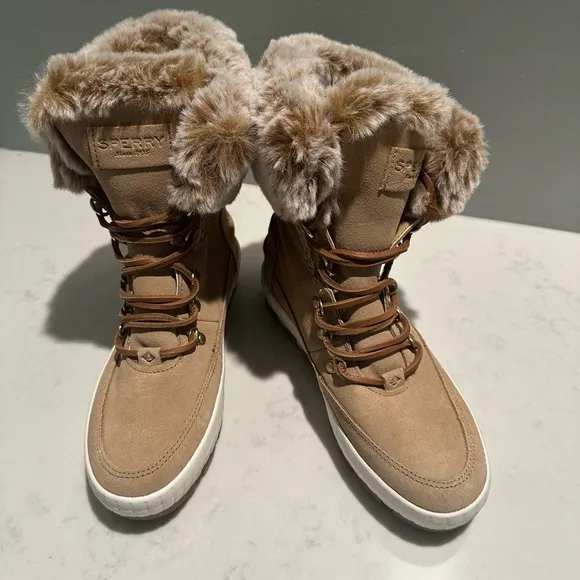 SPERRY TORRENT WINTER LACE UP SNOW BOOTS SIZE 9