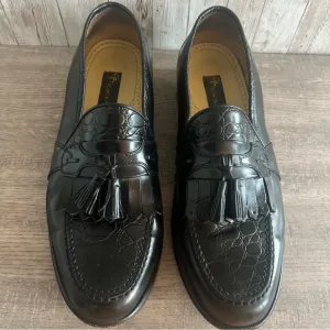 Stacy Adams Black Tassel Loafers 11