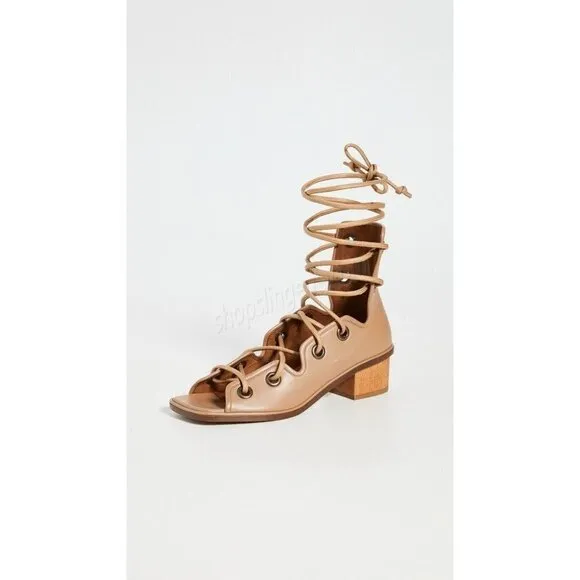 Stella McCartney Maia Strings Sandals in Soft Camel 35 5 Womens gladiator