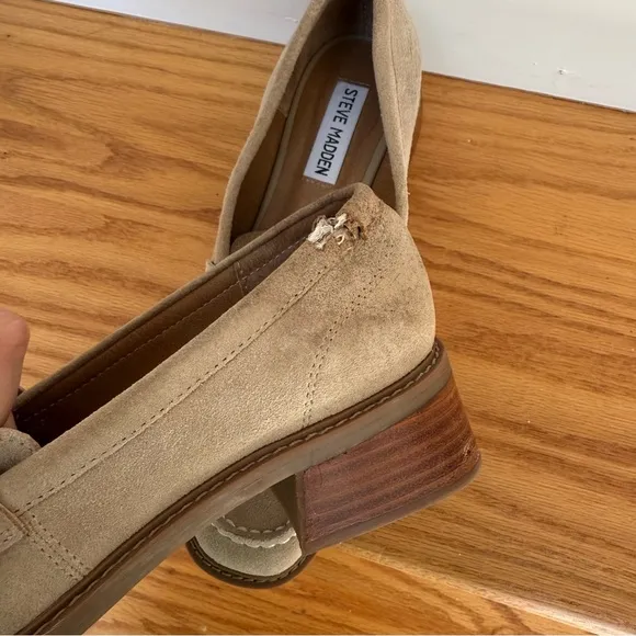 Steve Madden Annabeth Suede Loafers Sz 8.5