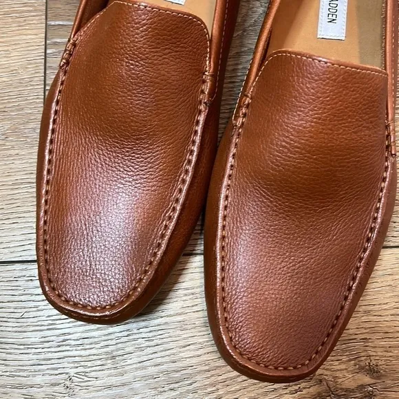 Steve Madden Bergamo Cognac Brown Loafers Size 11