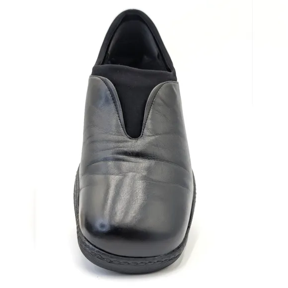Stuart Weitzman Black Leather Loafers Women's Size 8M