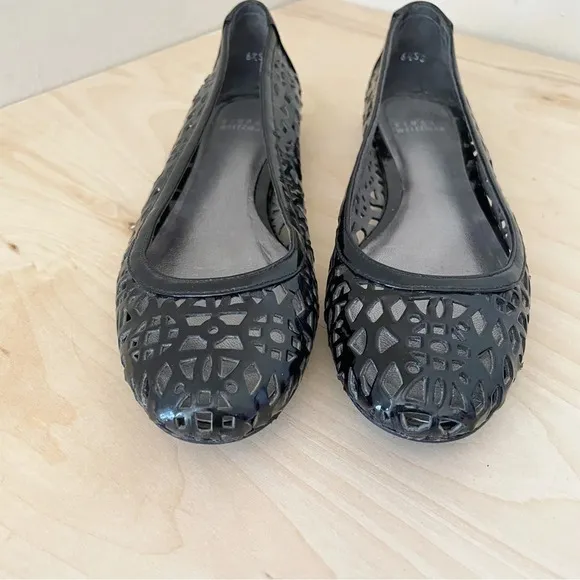 Stuart Weitzman Leather Laser cut Ballet Flats Sz 6.5