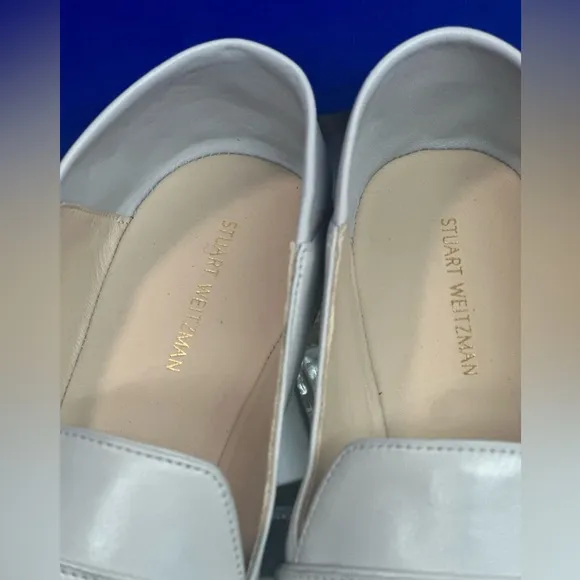 Stuart Weitzman Wylie‎ Foldable Back Loafers new with box . Color bone
