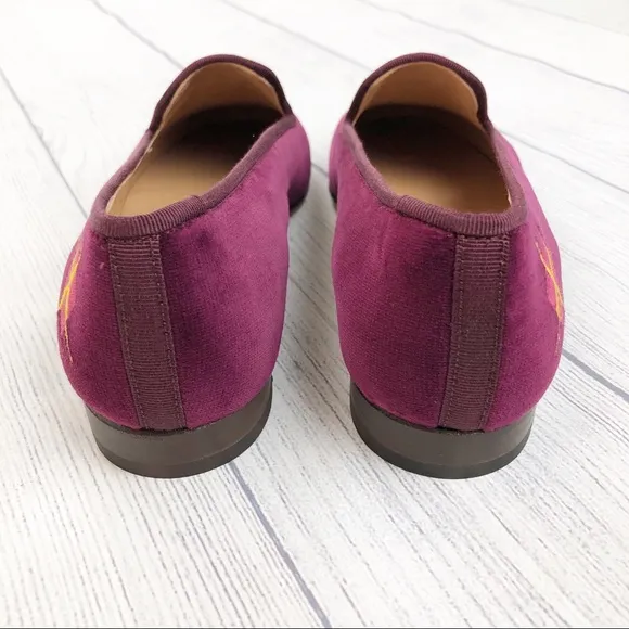 Stubbs &amp;‎ Wootton for J. Crew Argyle Velvet Loafers