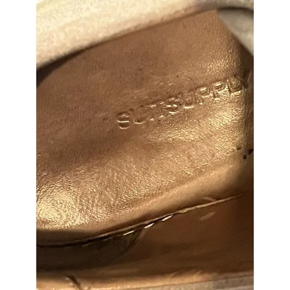 Suitsupply Beige Sand Suede Sneakers •Men 39/ 6• Shoes Low Top Casual $255