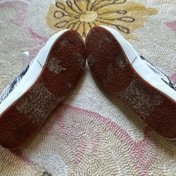 Superga 2750 snake print leather six eyelets low top sneakers SZ 10 women