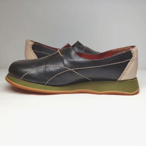 Tabarca Spain Leather Loafers Slip-on Walking Driving Shoes USA 6.5 Eur 37