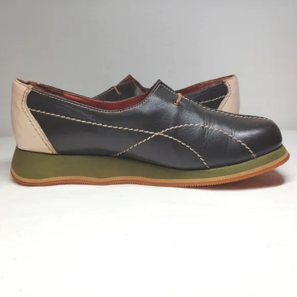 Tabarca Spain Leather Loafers Slip-on Walking Driving Shoes USA 6.5 Eur 37