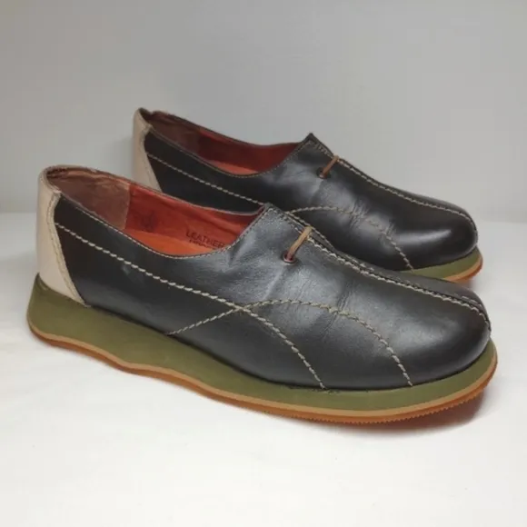 Tabarca Spain Leather Loafers Slip-on Walking Driving Shoes USA 6.5 Eur 37