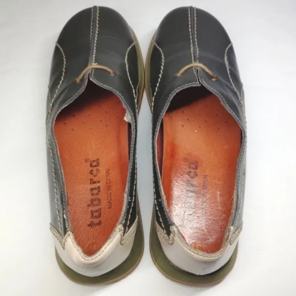 Tabarca Spain Leather Loafers Slip-on Walking Driving Shoes USA 6.5 Eur 37
