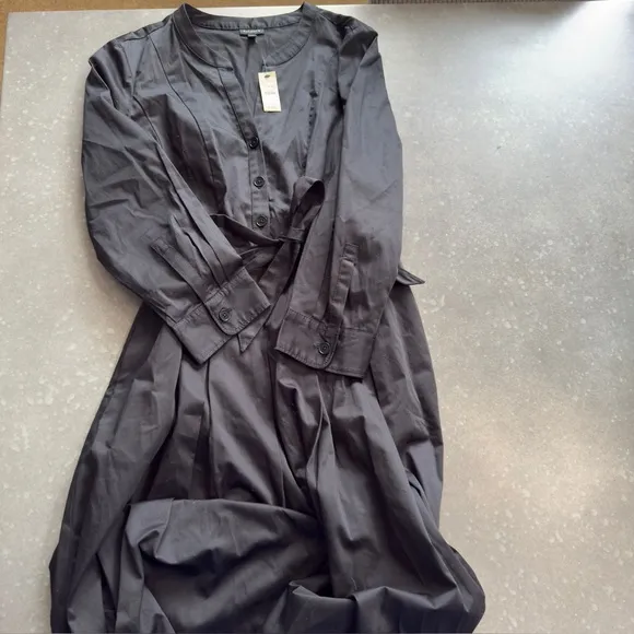 Talbots Black A-Line Shirt Dress - Size 10